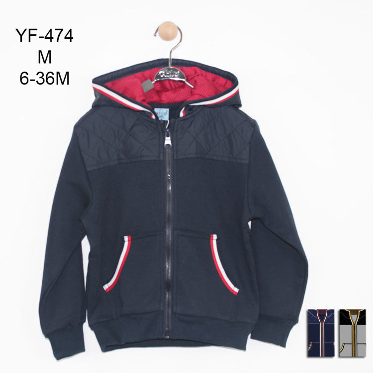 Picture of YF474 BOYS THERMAL FLEECE HOODY ZIP UP